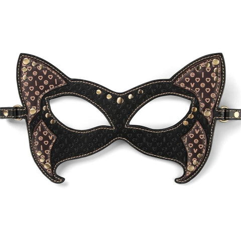 Lovetoy Rebellion Reign BDSM Play Cat Mask with Adjustable Strap - Masks And Blindfolds