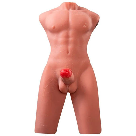 XISE Jason USB Auto Thrusting 17 cm Cock and Ass Male Torso with Vibration - Masturbators and Strokers