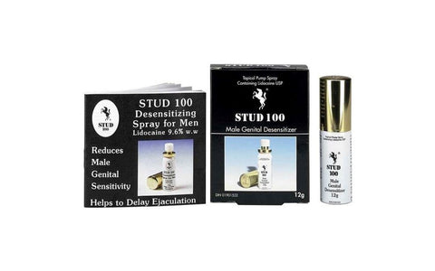 BMS Factory Stud 100 Male Delay Spray with Lidocaine Formula - Delay and Excite Sprays
