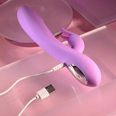 Evolved BEAD THE WAY USB Rechargeable Rabbit Vibrator with Bead Motion - Rabbit Vibrators