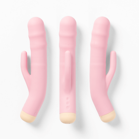 Girls Get Off DeeDee USB Rechargeable Thrusting Rabbit Vibe Dual Motor - Rabbit Vibrators