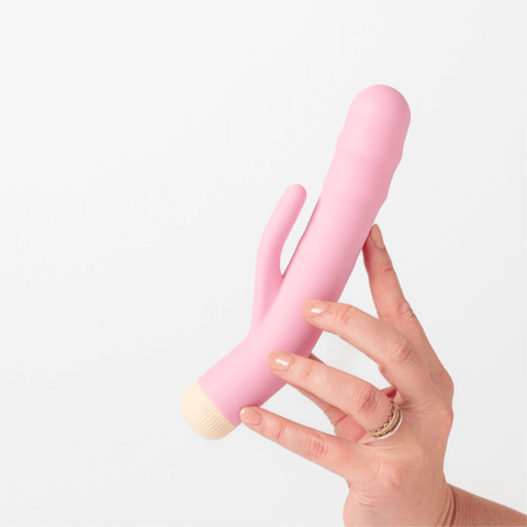 Girls Get Off DeeDee USB Rechargeable Thrusting Rabbit Vibe Dual Motor - Rabbit Vibrators