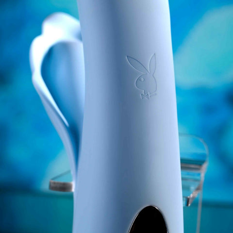Evolved Playboy Pleasure IN BLOOM Thrusting & Heating Vibrator with Warming - Rabbit Vibrators