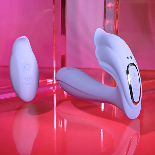 Playboy Pleasure LILAC FANTASY Rechargeable Tapping Vibrator - Purple - G-Spot Vibrators