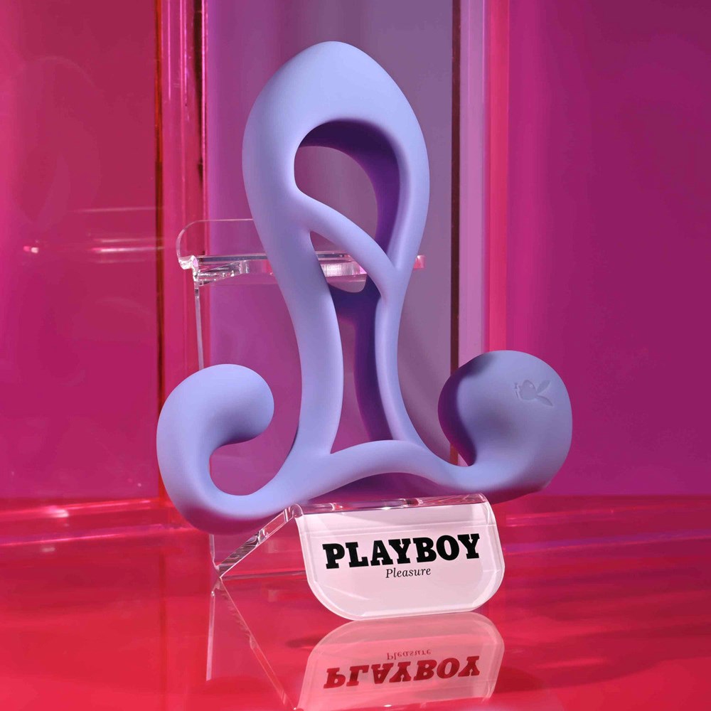 Playboy Pleasure FANTASY CAGE Vibrating Penis Sleeve - - Penis Sleeves and Extenders