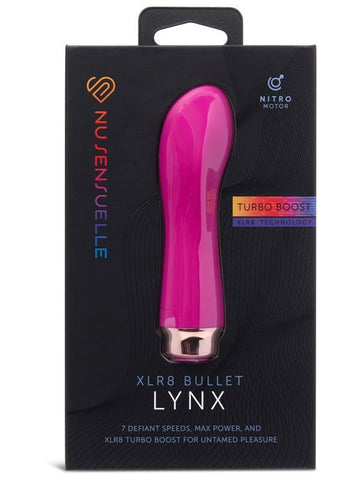 Nu Sensuelle Lynx Vibrating Bullet Massager with XLR8 Turbo Boost - Bullet Vibrators