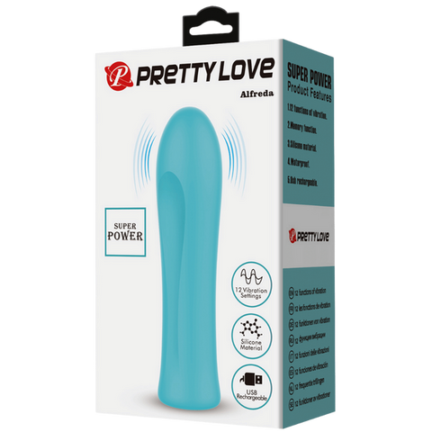 Baile Alfreda Rechargeable Bullet Vibrator with 12 Vibration Modes - Bullet Vibrators