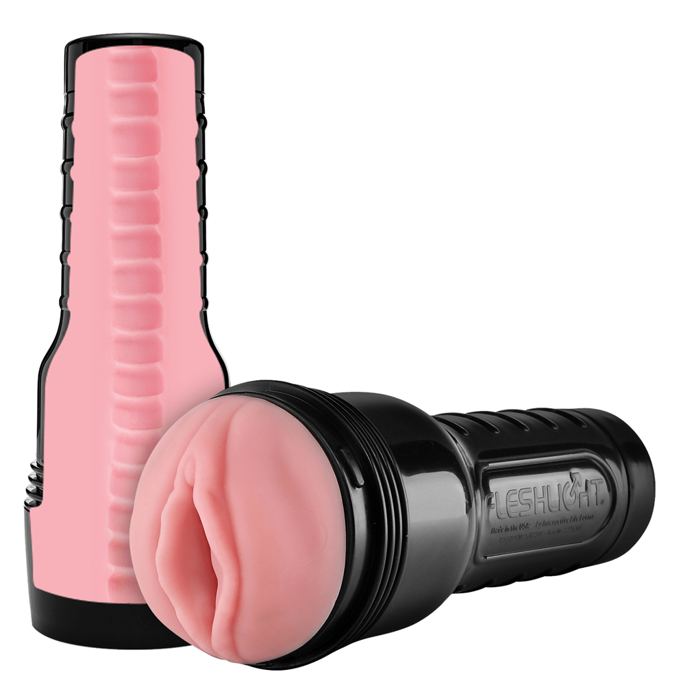 Fleshlight Pink Lady Realistic Vagina Male Masturbator SuperSkin Material - Wonder Wave - Masturbators and Strokers