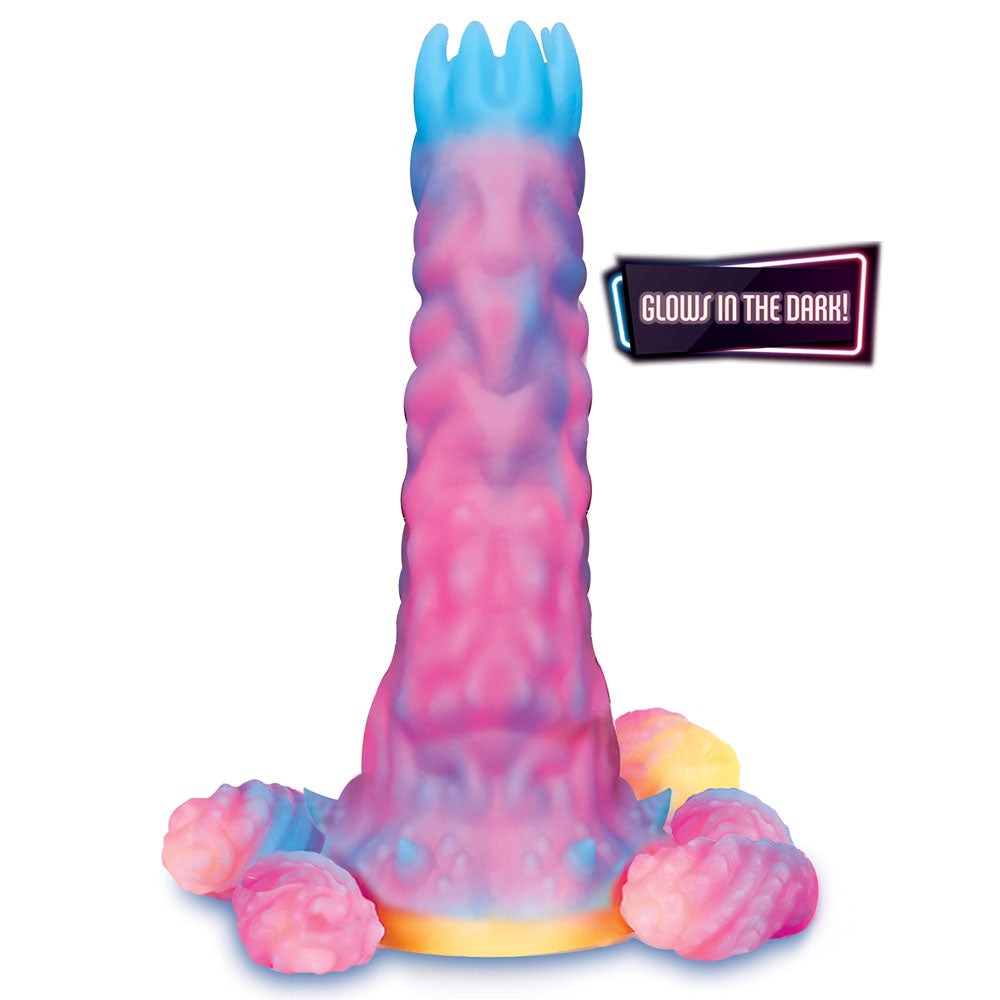 Icon Brands Alien Nation Glovopositor Fantasy Dildo with Luminescent Design - Default Title - Non-Realistic Dildos