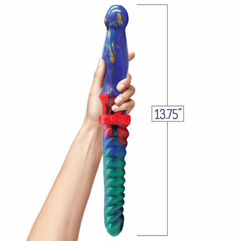 Icon Brands Alien Nation Double Demon Fantasy Double Dildo Dual End Design - Non-Realistic Dildos