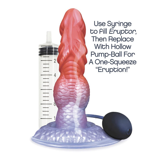 Icon Brands Alien Nation Eruptor Squirting Fantasy Dildo with Ejaculation - Default Title - Non-Realistic Dildos