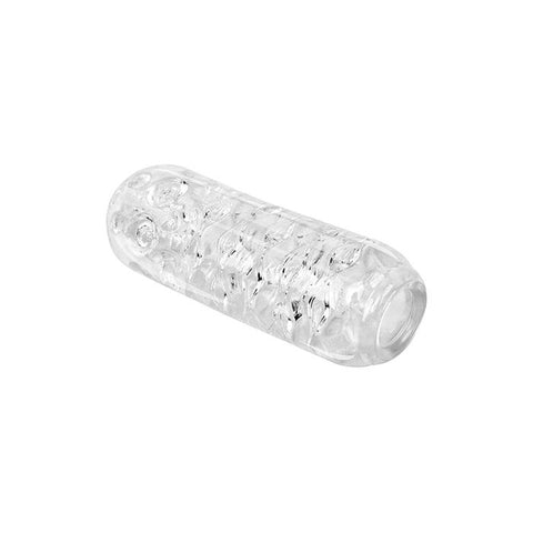 Adam & Eve Adams Crystal Trio 3 Pack Strokers with See Through Design - Masturbators and Strokers