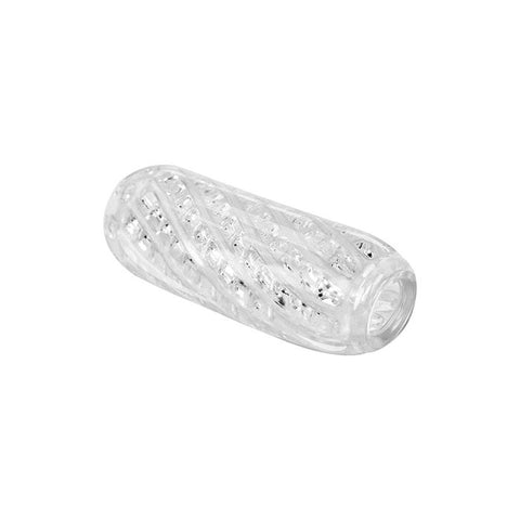 Adam & Eve Adams Crystal Trio 3 Pack Strokers with See Through Design - Masturbators and Strokers