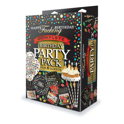 Little Genie Happy F**king Birthday Complete Party Pack with Adult Party Games - Party Gifts and Novelties