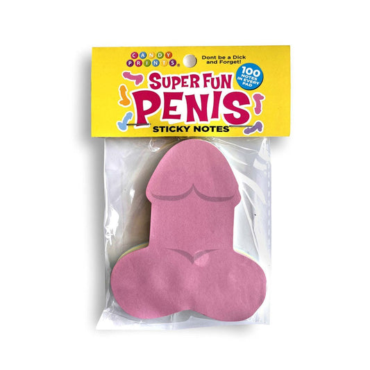 Little Genie Super Fun Penis Novelty Sticky Notes 100 Pack Humorous Office - Default Title - Party Gifts and Novelties