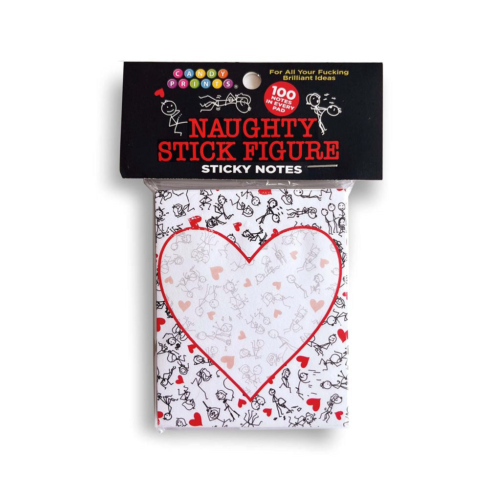 Little Genie Naughty Stick Figure Sticky Notes 100 Pack Explicit Adult Humor - Default Title - Party Gifts and Novelties