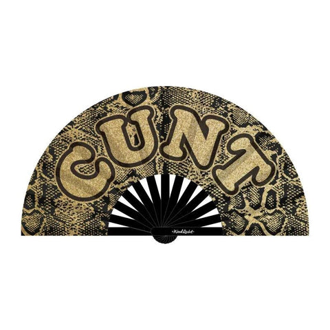 Wood Rocket Cunt Fan Adult Party Gifts Bold Statement Accessory - Party Gifts and Novelties