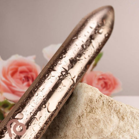 Rocks Off Golden Rose Rechargeable Bullet Vibrator Rose Gold Finish - Bullet Vibrators