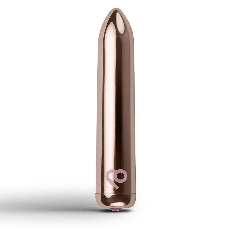 Rocks Off Golden Rose Rechargeable Bullet Vibrator Rose Gold Finish - Bullet Vibrators