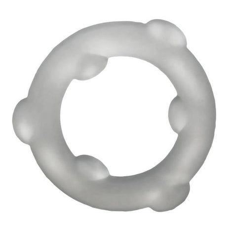 OxBalls Spinner Stretchy Silicone Cock Ring with Gripper Nubs - Stretchy Cock Rings