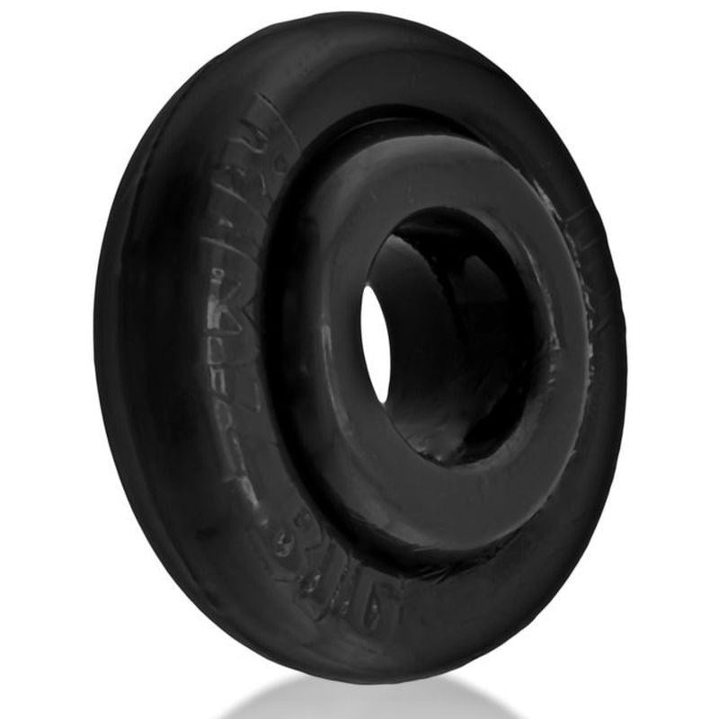 OxBalls Rimz BIG Thick Larger Fit Cock Ring with Comfort Lips - Black - Stretchy Cock Rings