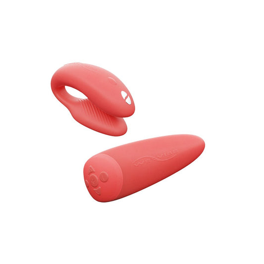 We Vibe Chorus Remote Control Couples Vibrator with Touch Sense Technology - Crave Coral - Sex Toys For Couples