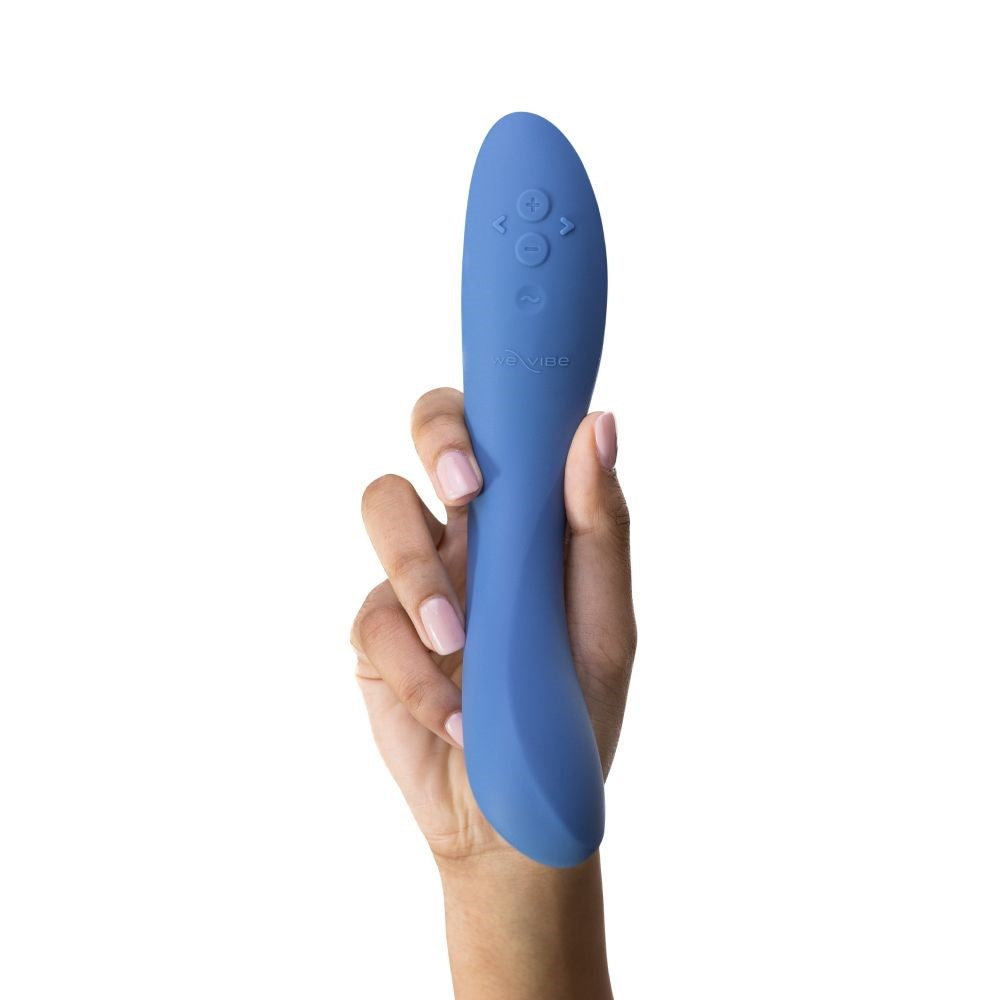 We Vibe Rave 2 App Control G spot Vibrator with Dual Motor Stimulation - Muted Blue - G-Spot Vibrators