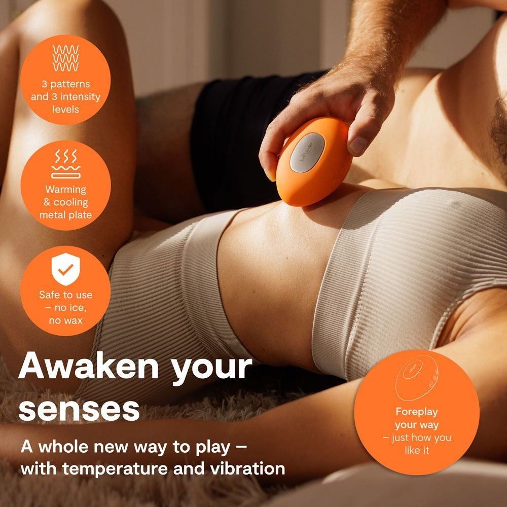 We Vibe Temp Multi Functions Lay On Vibrator with Temperature Control - - Clit Ticklers and Pulsators