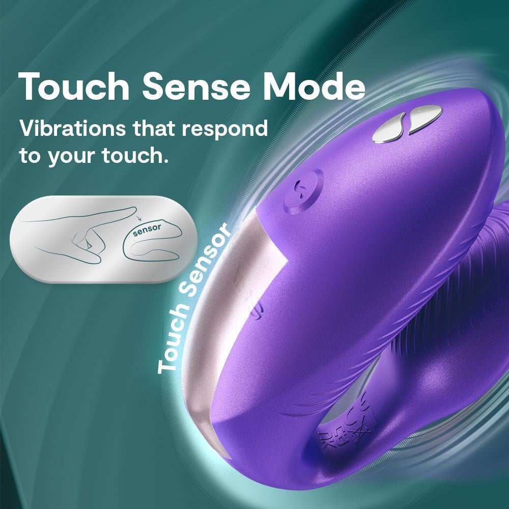 We Vibe Chorus Pro Multi Functions Couples Vibrators with Haptic Remote - - Sex Toys For Couples
