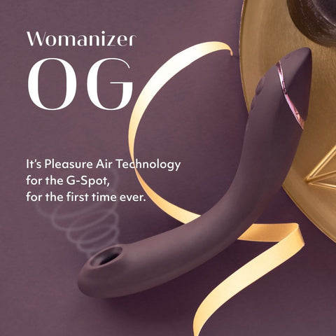 Womanizer OG Pleasure Air G spot Vibrator with Dual Stimulation Technology - G-Spot Vibrators