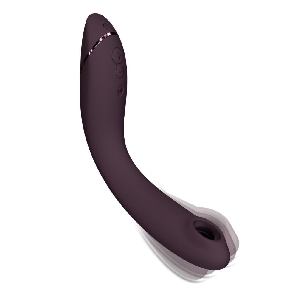 Womanizer OG Pleasure Air G spot Vibrator with Dual Stimulation Technology - Aubergine - G-Spot Vibrators