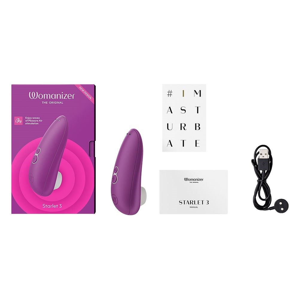 Womanizer Starlet 3 Air Pulse Clitoral Massager Pleasure Air Technology - - Clit Ticklers and Pulsators