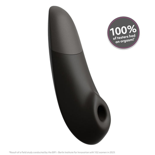 Womanizer Enhance Pleasure Air Clitoral Vibrator with Dual Stimulation - Black - Clit Ticklers and Pulsators
