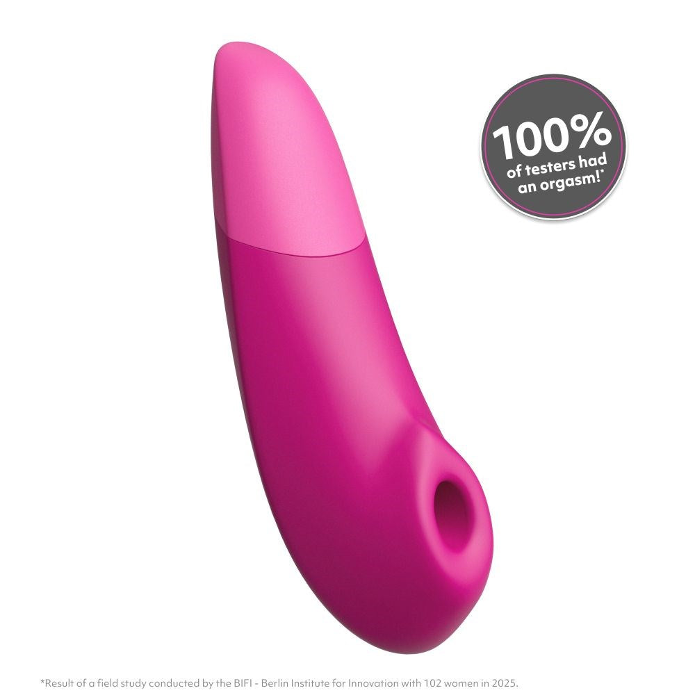 Womanizer Enhance Pleasure Air Clitoral Vibrator with Dual Stimulation - Vibrant Pink - Clit Ticklers and Pulsators