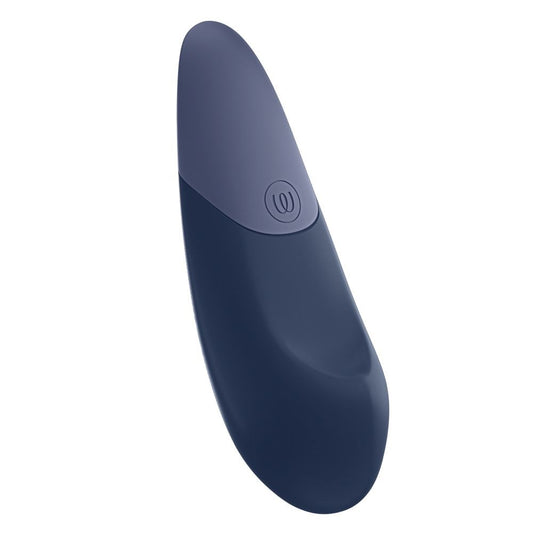 Womanizer Vibe 10 Functions Noiseless Clit Vibrator with UltraWave Technology - Dark Blue - Clit Ticklers and Pulsators