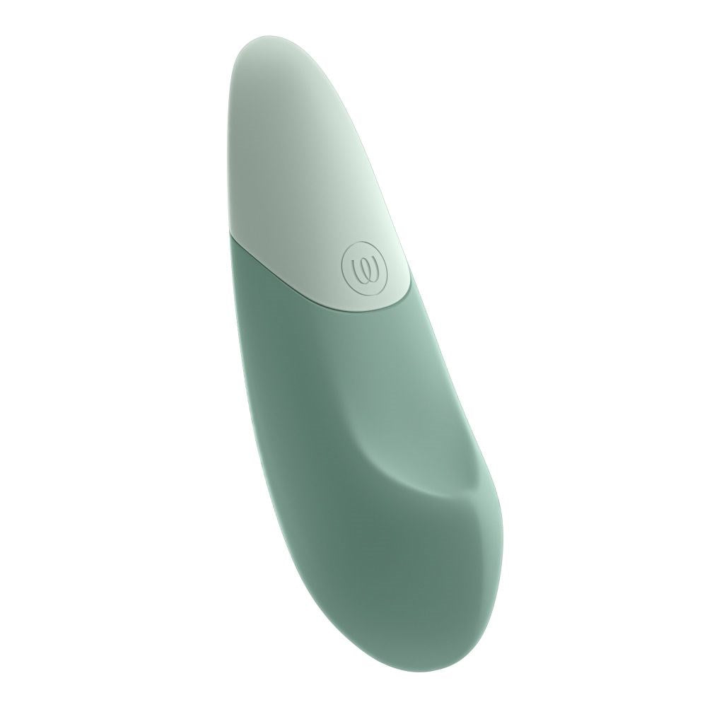 Womanizer Vibe 10 Functions Noiseless Clit Vibrator with UltraWave Technology - Sage - Clit Ticklers and Pulsators