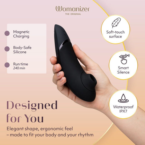 Womanizer Next 3D Pleasure Air Clitoral Stimulator with Autopilot Mode - Clit Ticklers and Pulsators