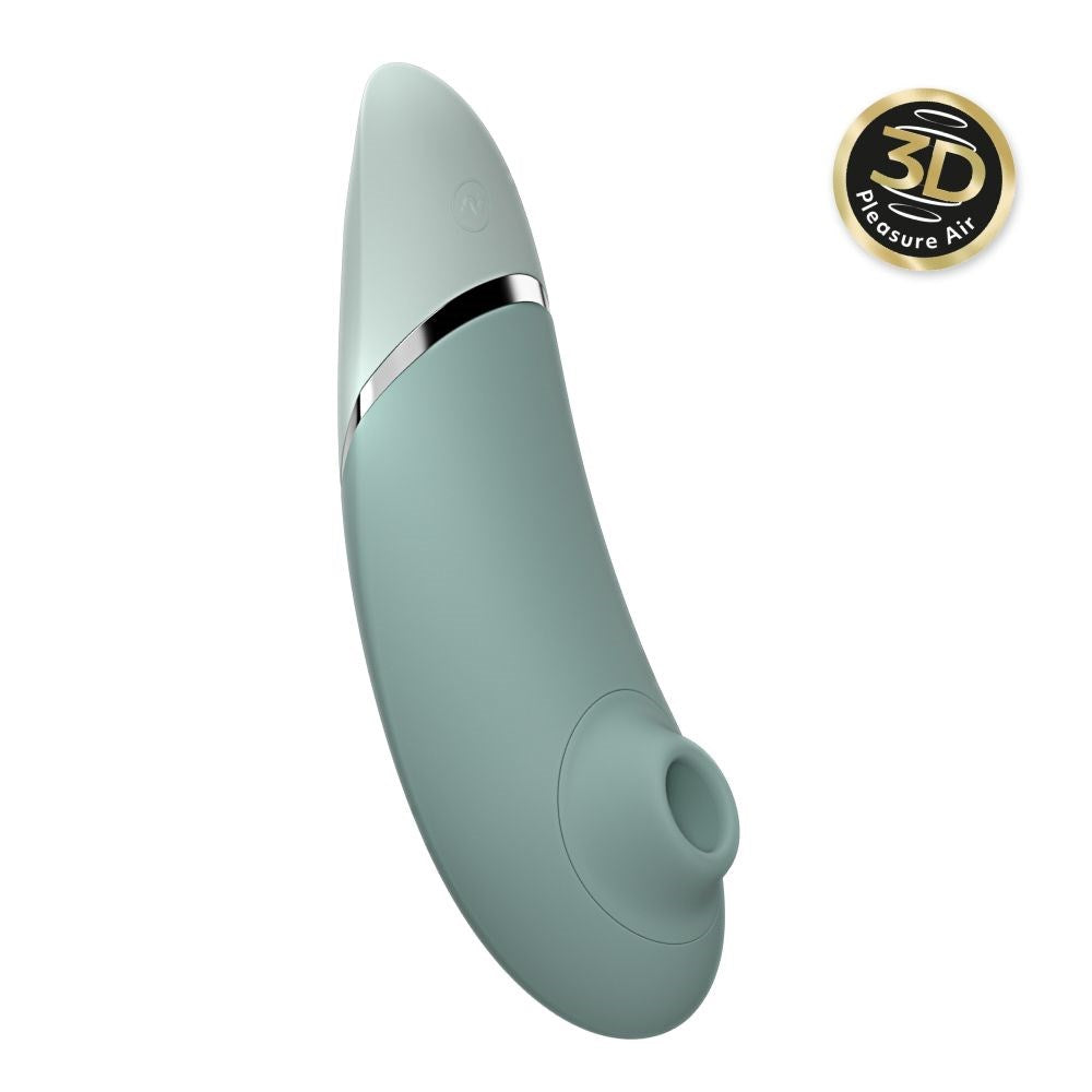 Womanizer Next 3D Pleasure Air Clitoral Stimulator with Autopilot Mode - Sage - Clit Ticklers and Pulsators