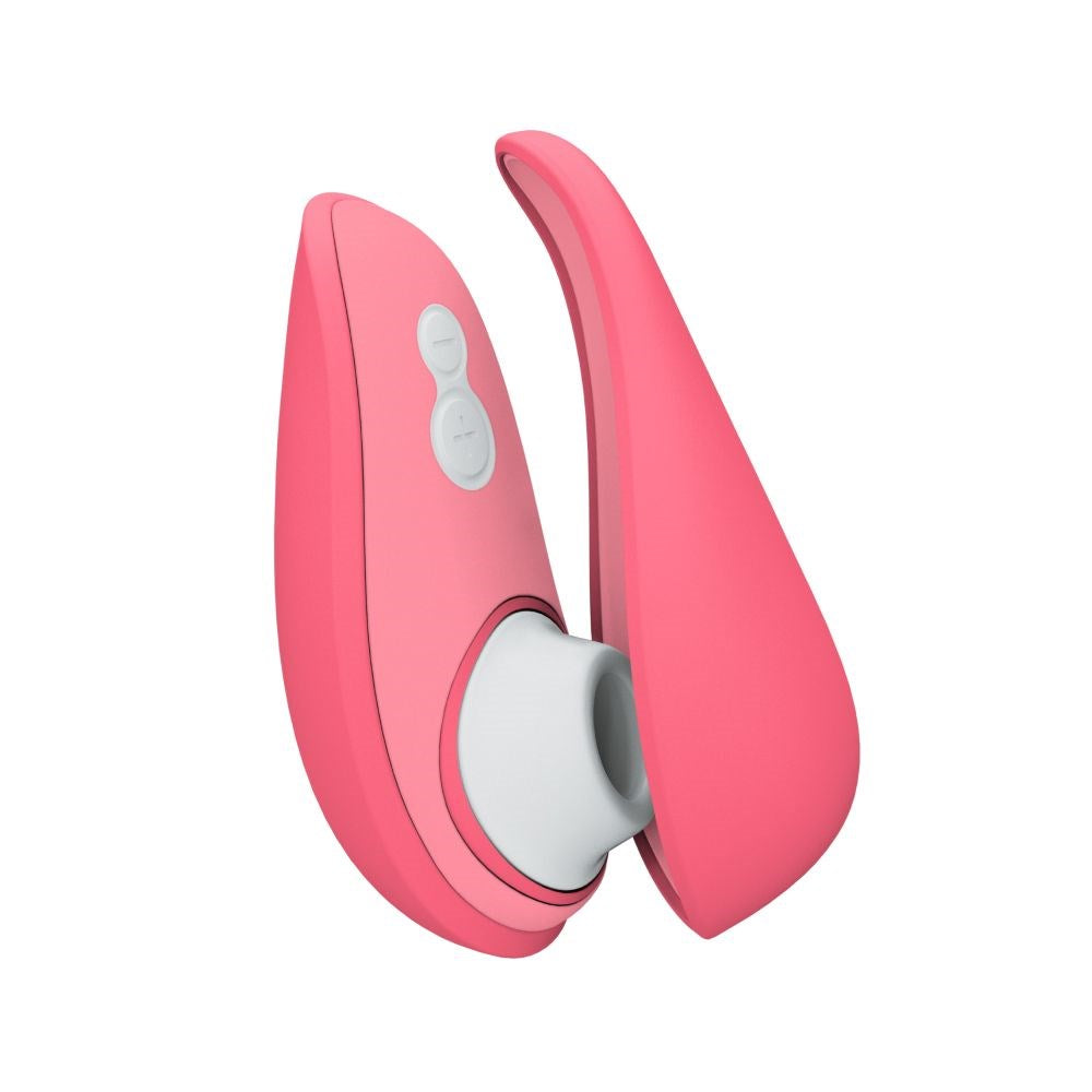 Womanizer Liberty 2 Pleasure Air Clitoral Stimulator Travel Sex Toy - Vibrant Rose - Clit Ticklers and Pulsators