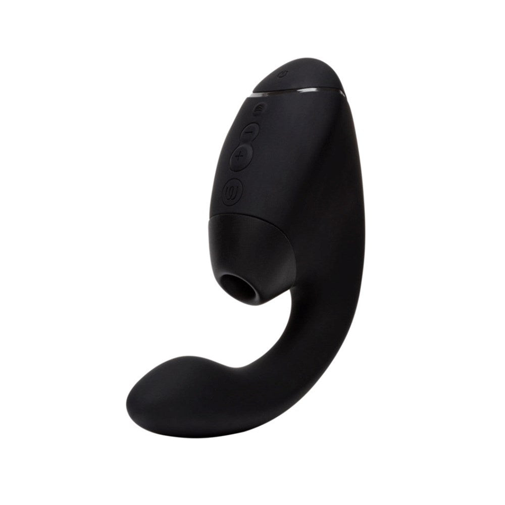 Womanizer Next Duo Clitoral and G Spot Stimulator with 3D Pleasure Air - Black - Clit Ticklers and Pulsators