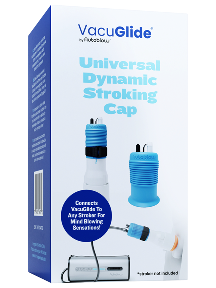 Autoblow VacuGlide Universal Dynamic Stroking Cap Suction Enhancement - - Sex Machines