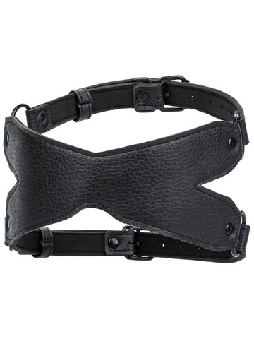 California Exotics Nocturnal Collection Bondage X Mask Complete Blackout - Masks And Blindfolds