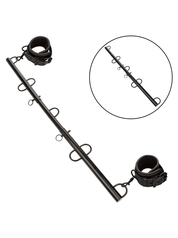 California Exotics Nocturnal Collection Spreader Bar with Cuffs - Spreaders and Hangers