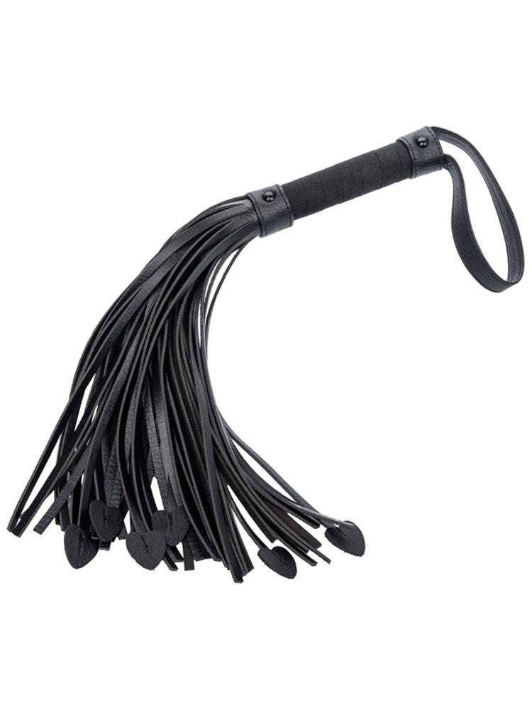 California Exotics Nocturnal Collection Heart Throb Flogger with Heart Tassels - Whips And Crops