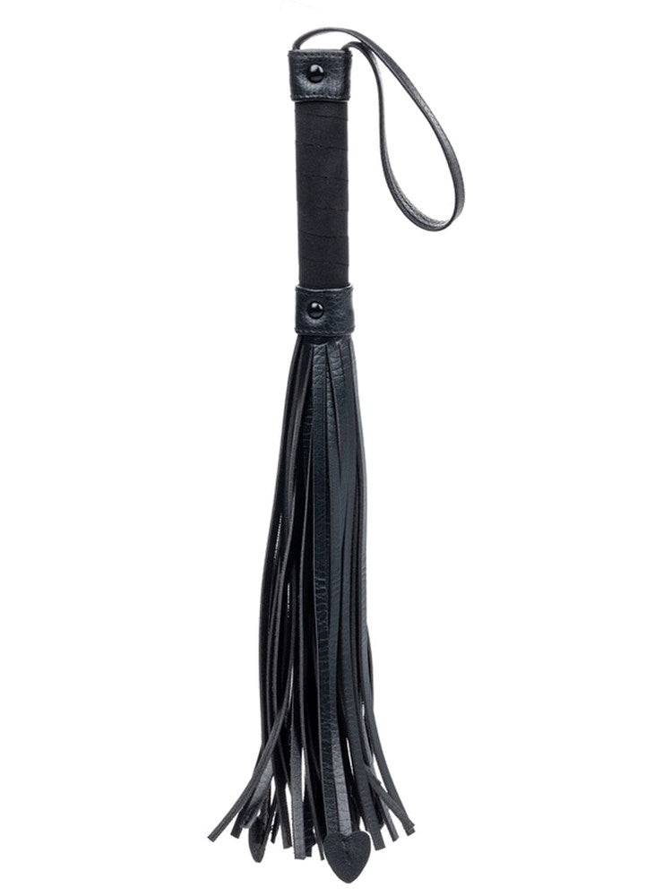 California Exotics Nocturnal Collection Heart Throb Flogger with Heart Tassels - Whips And Crops