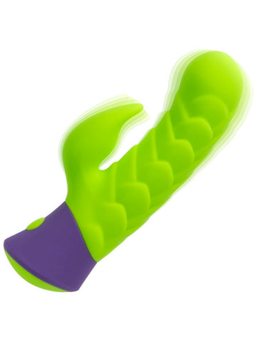 California Exotics Rave Dragon G Rabbit Massager with Dual Stimulation - Rabbit Vibrators