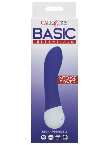 California Exotics Basic Essentials Rechargeable G Spot Vibrator - G-Spot Vibrators