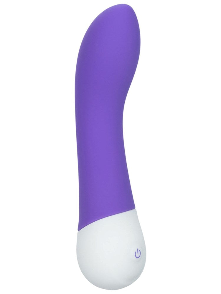 California Exotics Basic Essentials Rechargeable G Spot Vibrator - Purple - G-Spot Vibrators