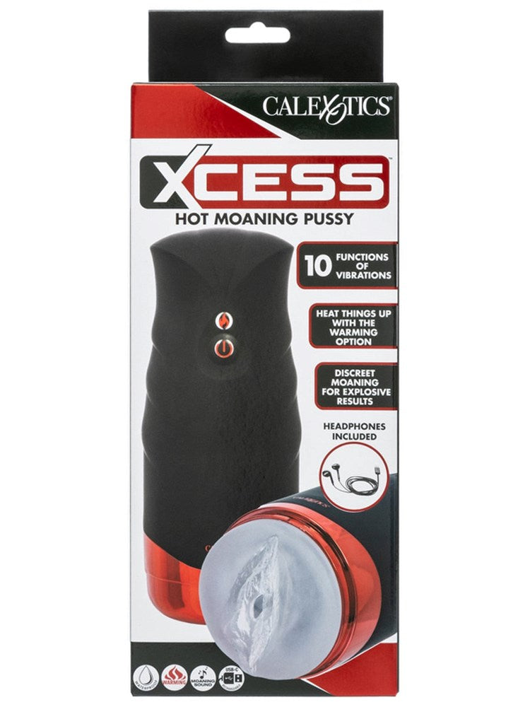 California Exotics Xcess Hot Moaning Pussy Masturbators with Moaning - Masturbators and Strokers