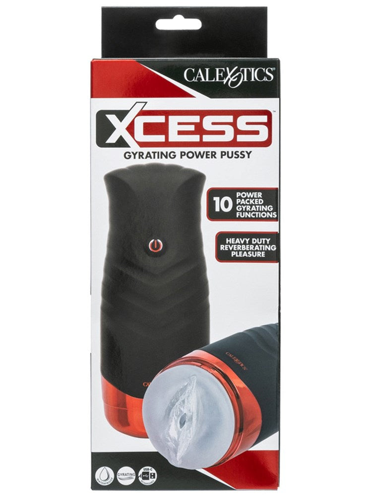 California Exotics Xcess Gyrating Power Pussy Strokers Rechargeable - Masturbators and Strokers